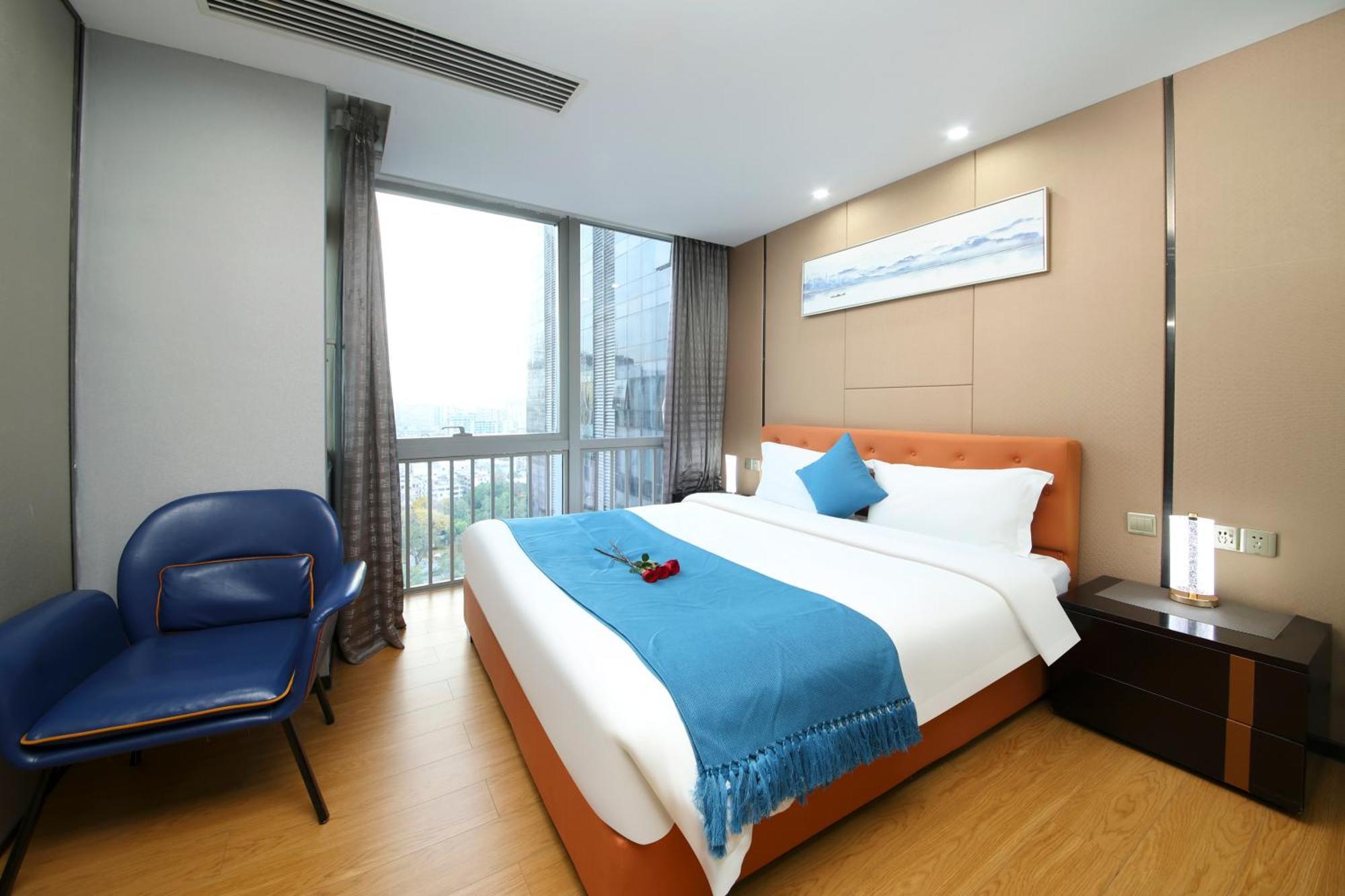 גואנגג'ואו Pengman Beijing Rd. A-Mall Apartment חדר תמונה